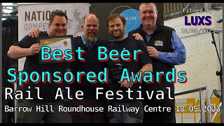 Sponsored Beer awards at Rail Ale Beer Festival 2023 [upl. by Bettina280]