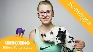 Unboxing  Produktvorstellung  Silikon Futtertasche  Leckerlibeutel [upl. by Noach]