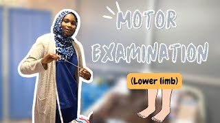 Motor Examination of The Lower Limbs for MDCN [upl. by Carbrey]