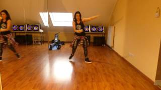 Cancioncitas de amor Romeo Santos Choreo By Zumba by Sara [upl. by Anatnahs604]