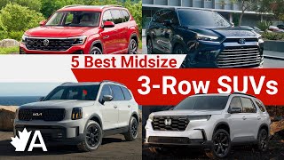 Experts Vote on Top 5 Best FamilyHauling Midsize3Row SUVs to Buy in 2024 [upl. by Jolyn]