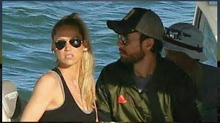 Enrique Iglesias amp Anna Kournikova Boat Ride familytime [upl. by Rogers]