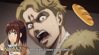 Attack on Titan  Best Eng Sub Voice Acting Scene [upl. by Yeliw]