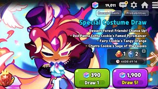 Red Panna Cotta Featured Costume Gacha  Cookie Run Ovenbreak [upl. by Ymmij892]