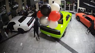 RAW Thieves steal 6 sports cars from Kentucky dealership in under 45 seconds [upl. by Atnwahsal]