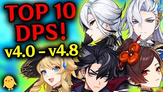 🔴 TOP 10 MEJORES DPS Genshin v40  v48  Genshin  🐤 [upl. by Lashoh]