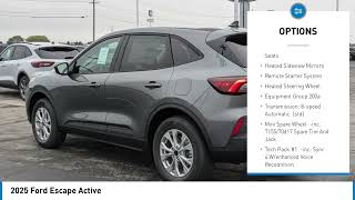 2025 Ford Escape Findlay Bowling Green Ottawa Napoleon Defiance OH 250044 [upl. by Virg208]