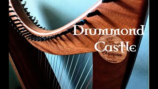 Drummond Castle on Celtic Folk Harp [upl. by Hsirap]