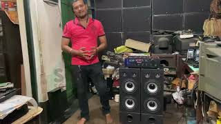 Testing 8 inches Woofer Box With High Power Amp  Sound Solution [upl. by Neisa]