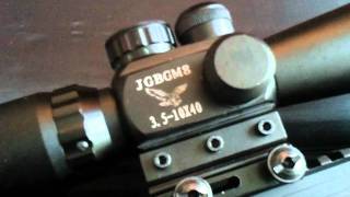 HampK 416D 22LR with DealExtreme SKU 56827 35x  10x scope [upl. by Arlen]