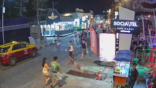 🔴 Hooters Cam  Chaweng  Koh Samui  Thailand  Live Street Webcam  Now in 2160p 4K [upl. by Lihkin]