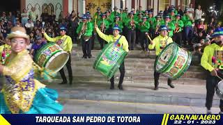 TARQUEADA SAN PEDRO DE TOTORA II ENCUENTRO DE TARKAS Y BANDA DE BRONCE 2023 EN ARICA CHILE [upl. by Ennahtur]