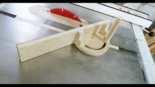 Wooden Miter Gauge for Table Saw [upl. by Marlen]