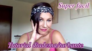 Tutorial diadema turbante [upl. by Falda301]