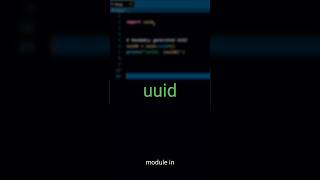 A Better Way to Generate Unique IDs in Python  UUID1 UUID4 UUID5 [upl. by Dunaville]
