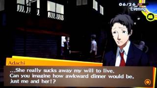 Persona 4 Golden  Adachi Social Link 3 Jester Arcana [upl. by Westlund908]