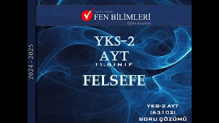 FELSEFE YKS2 AYT 63102 [upl. by Grove]