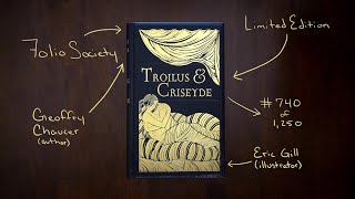 Troilus amp Criseyde by Geoffrey Chaucer  Folio Society [upl. by Furiya]