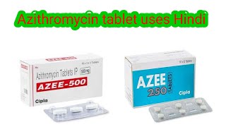 Azee tablet 500mg250mg Azithromycin [upl. by Marjy]