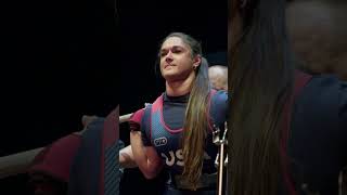 Sheffield 2023  Amanda Lawrence World Record 2465kg Squat [upl. by Etyam913]