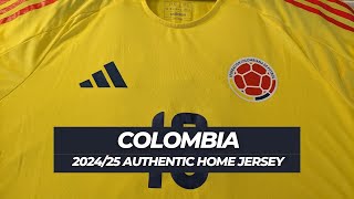 Colombia 202425 Authentic Home Jersey Review [upl. by Ligriv]