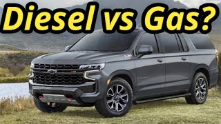 GM 30L Diesel LM2 Engine vs 53L V8 Gas Engine Fuel Cost Comparison  Is The Diesel Worth It [upl. by Mountford]