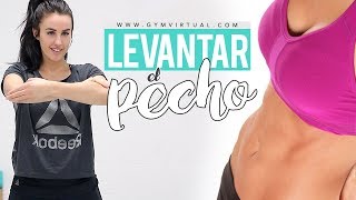 Rutina de ejercicios localizados para levantar pecho  GymVirtual [upl. by Oleg]