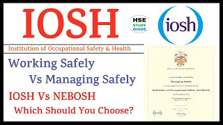 IOSH Courses  IOSH Working Safely  IOSH Managing Safely  IOSHNEBOSH  Which Is Better [upl. by Mag683]