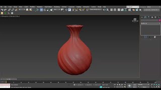 3ds Max Modeling Tutorial Flowerpot modeling3d [upl. by Knorring]