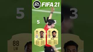 Salah Vs Sterling in FIFA 😱🔥 [upl. by Renelle424]