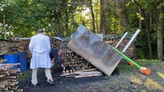 BoxKiln for improved charcoal production Adam [upl. by Kilar]