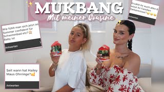 MUKBANG  Ohrringe stechen bei Babys Familien Streit unser Verhältnis seit ich Mama bin ✨ [upl. by Lapointe609]