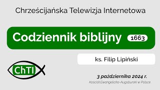 Codziennik biblijny Słowo na dzień 3 października 2024 r [upl. by Terry131]