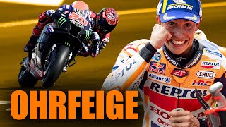 2023er MotoGPBikes Kräftige Ohrfeigen für Marquez amp Quartararo [upl. by Airehc]