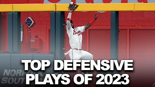 The Top 60 Fielding Plays of 2023  MLB Highlights [upl. by Stacee]