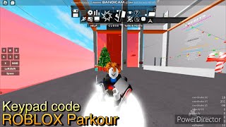 Parkour Keypad Code  Roblox Parkour [upl. by Irene]