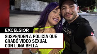 ¿Quién es el policía que participó en el video de Luna Bella en el Metro de la CDMX [upl. by Aissatsan]