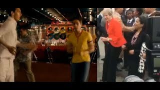 Theresa May dances with The Inbetweeners [upl. by Maurizia]