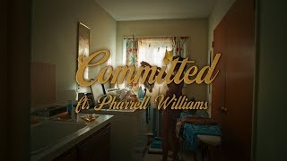 Rauw Alejandro amp Pharrell Williams  Committed Lyric Video [upl. by Petronella]