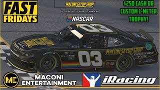 Maconi Setup Shop’s Fast Fridays Money Race  Xfinity at Daytona Maconi Entertainment Broadcast [upl. by Tnemelc]