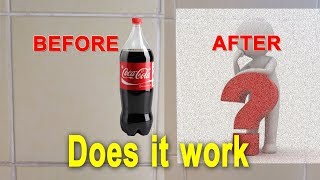 cleaning tiles and grouts with coca cola [upl. by Otrepur586]