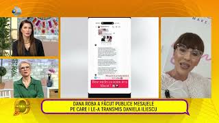 Follow us  Dana Roba ia dat banii inapoi lui Culita Sterp Iata mesajele de la Daniela Iliescu [upl. by Engle26]