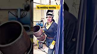 Tig welding Moving ❤️tig mig shorts views sunscribe [upl. by Umeko]