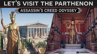 Lets Visit the Parthenon  History Tour in AC Odyssey Discovery Mode [upl. by Yelnats]