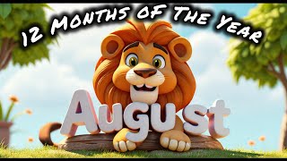 12 Months oF The Year  January to December Song for kids  Phonics Song  Kids Educational Video [upl. by Dlopoel77]