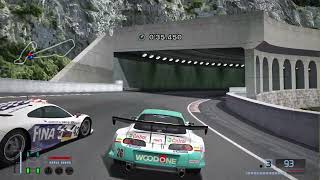 Gran Turismo 4  Toyota WOODONE Toms Supra JGTC 03  MidField Raceway [upl. by Aixela985]