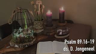 Psalm 891619 door ds D Jongeneel [upl. by Naux]