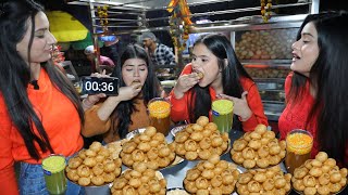 1 Minute Pani Puri  Golgappa  Challenge  Golgappa Challenge  Winner Will Punish the Looser [upl. by Georgiana]