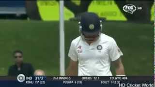 Virat Kohli Cheating vs New Zealand 2014 during his 105 [upl. by Yessydo]