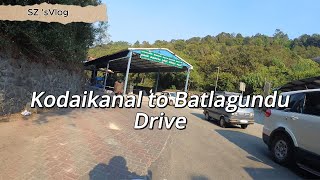 SZs Vlog Kodaikanal to Batlagundu Drive kodaikanal hillstation bikelover bikers [upl. by Hinkel]